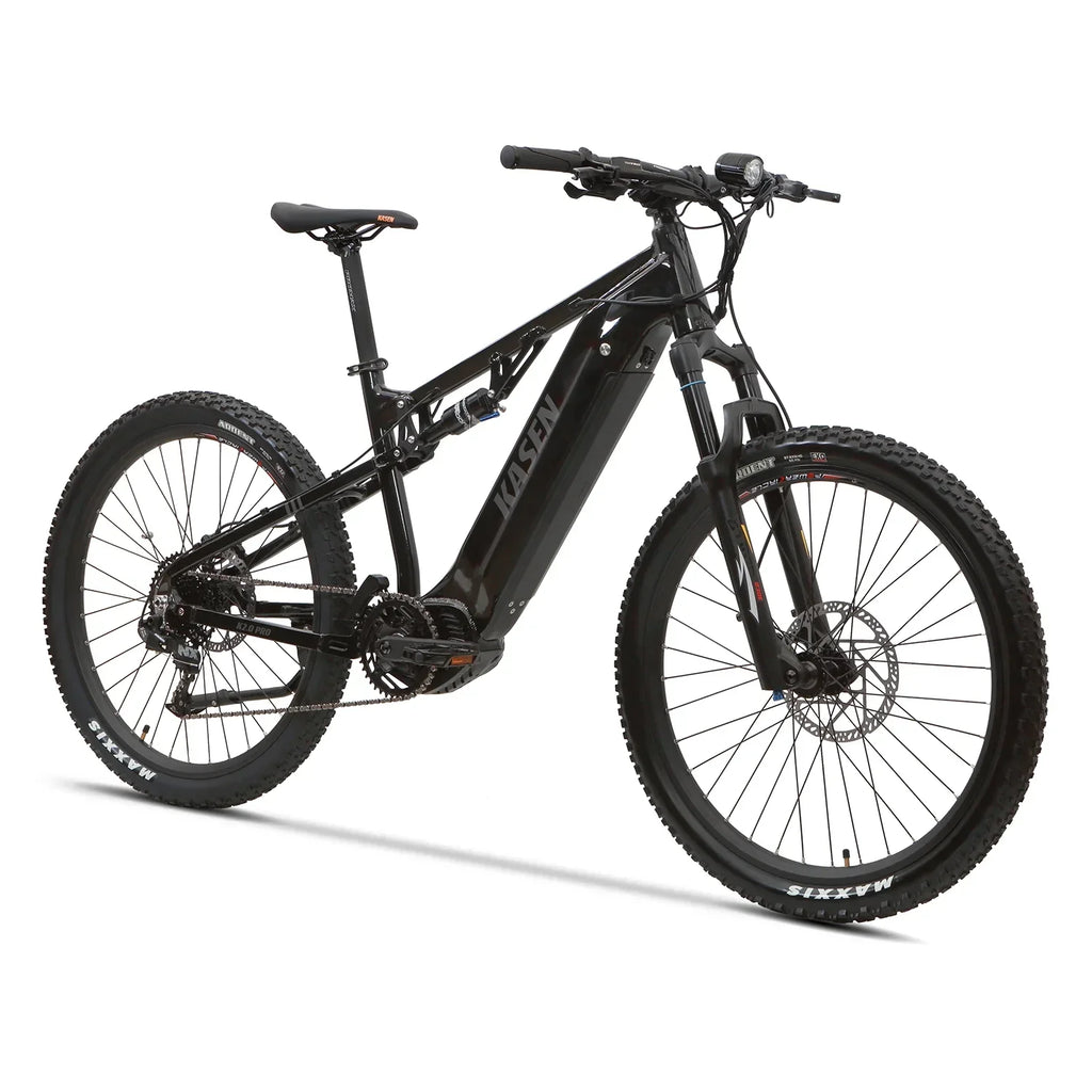 Nouveauté 2026 – VTT électrique Kasen , moteur central 500 W 48 V 15 Ah, suspension intégrale, accélérateur et assistance au pédalage