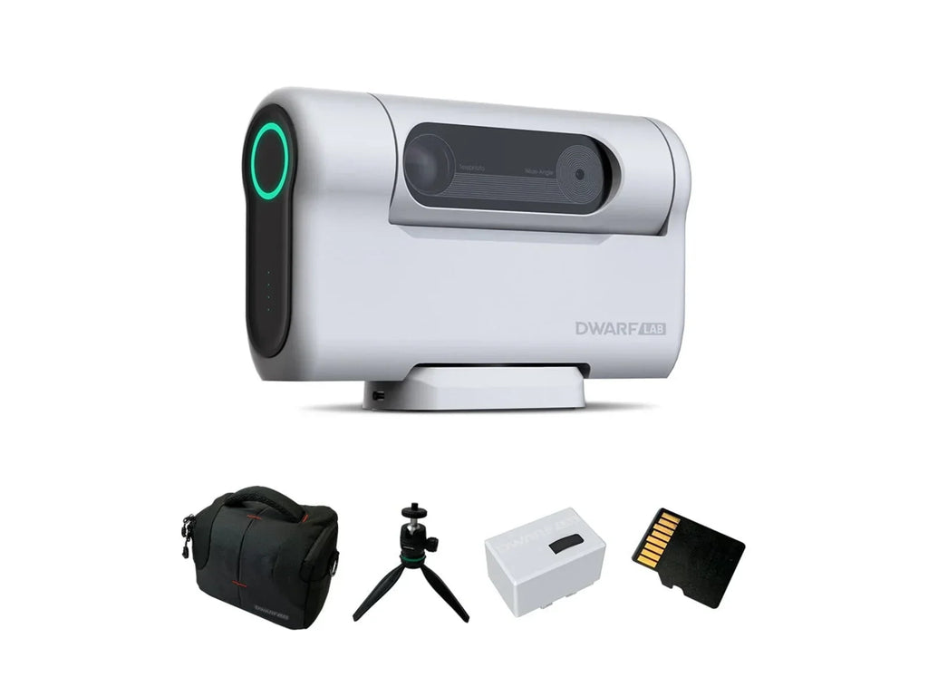 Nouveauté 2026 – Télescope intelligent Dwarf Lab DWARF II Solar Elite avec filtres solaires, blanc, ES-DWA