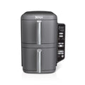 Nouveauté 2026 – Friteuse à air Ninja DoubleStack XL à 2 paniers, technologie DoubleStack permettant de cuire 4 aliments simultanément, conception compacte, 10 pintes, 4 en 1, Smart Finish & Match Cook, SL400