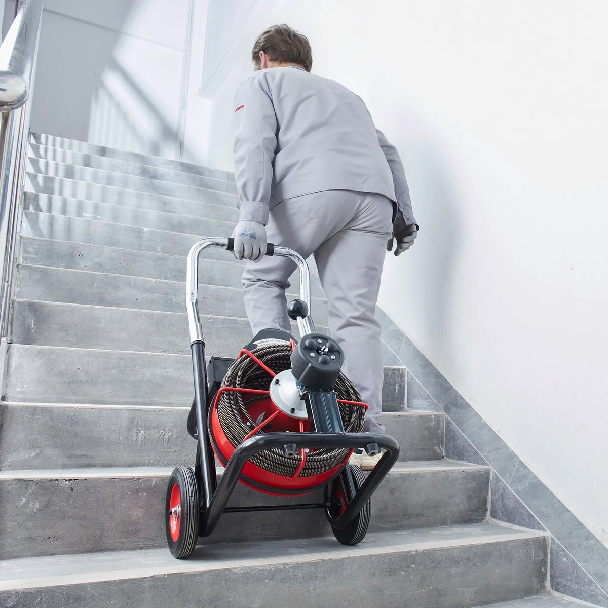 Nouveauté 2026 – Déboucheur de canalisations électrique Drain Machine , tarière de 30,5 m x 9,5 mm, alimentation automatique