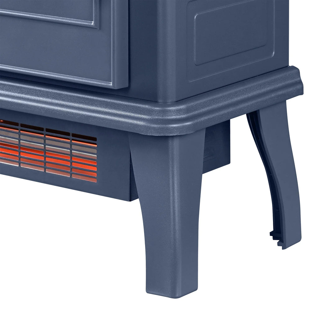 Nouveauté 2026 – Poêle électrique infrarouge à quartz ClassicFlame 17,5" W, bleu insigne