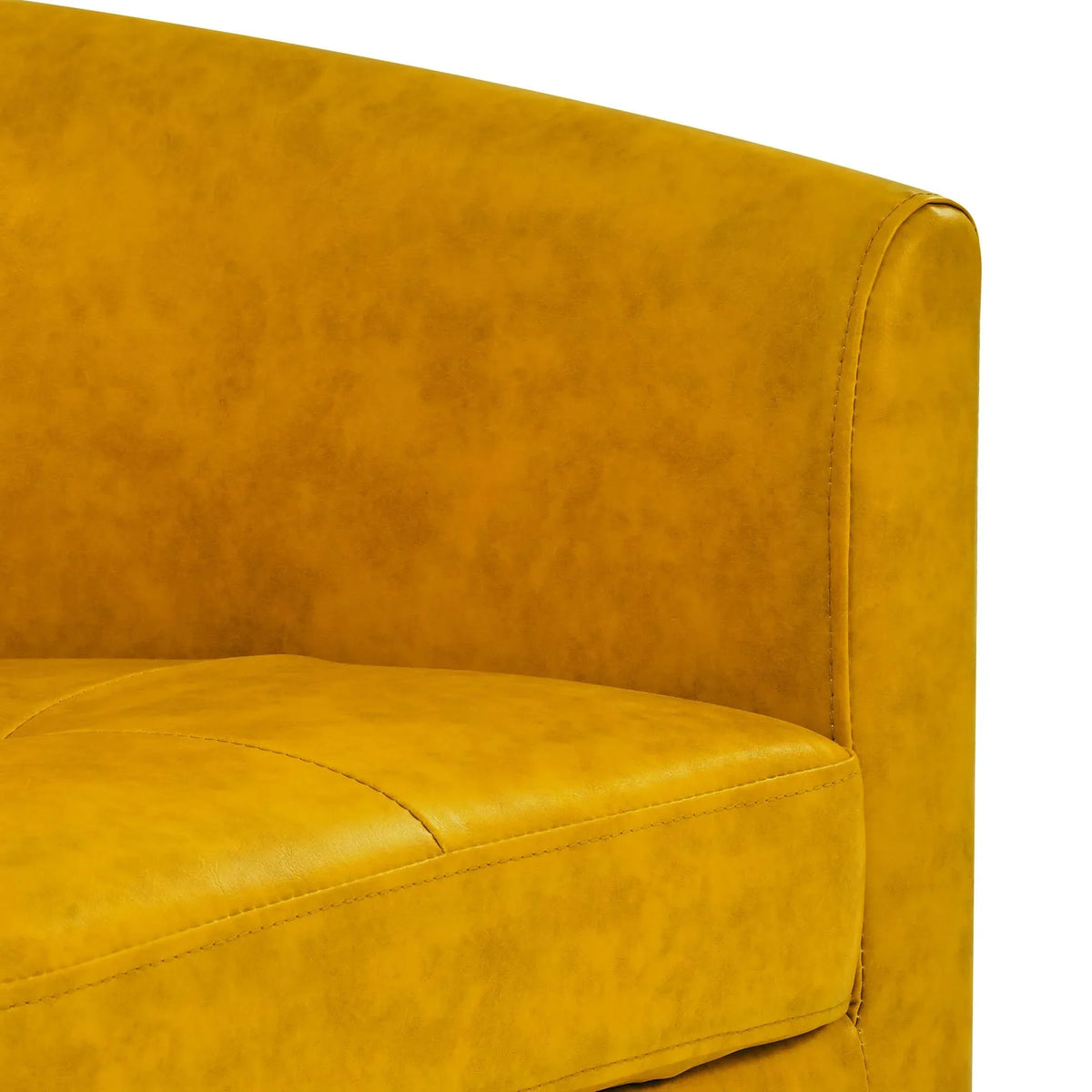 Nouveauté 2026 – Fauteuil d'appoint en velours beige Bonzy Home avec repose-pieds pour salon