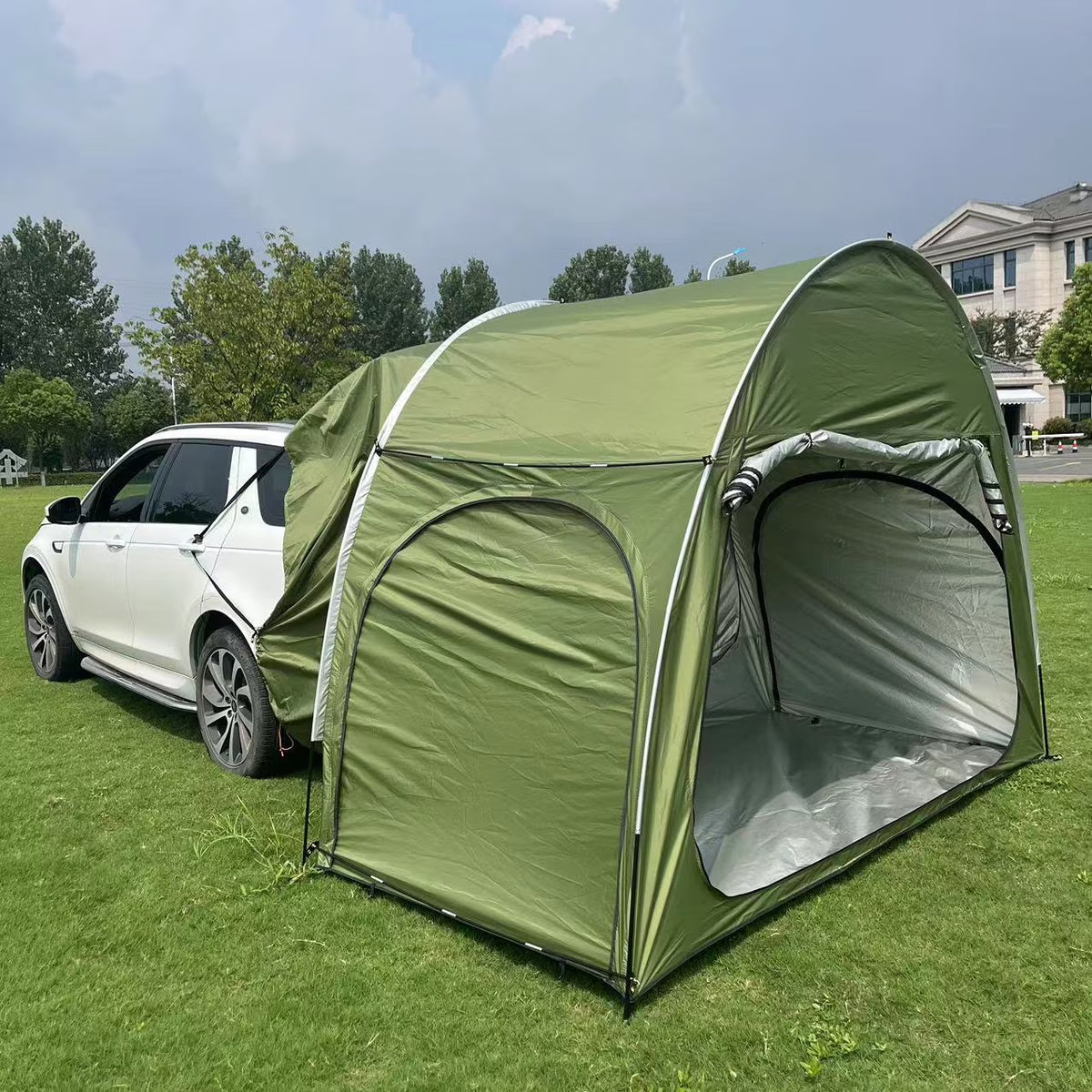 Nouveauté 2026 – Tente de camping arrière portable en arche pour voiture, , avec pare-soleil pour SUV/berline