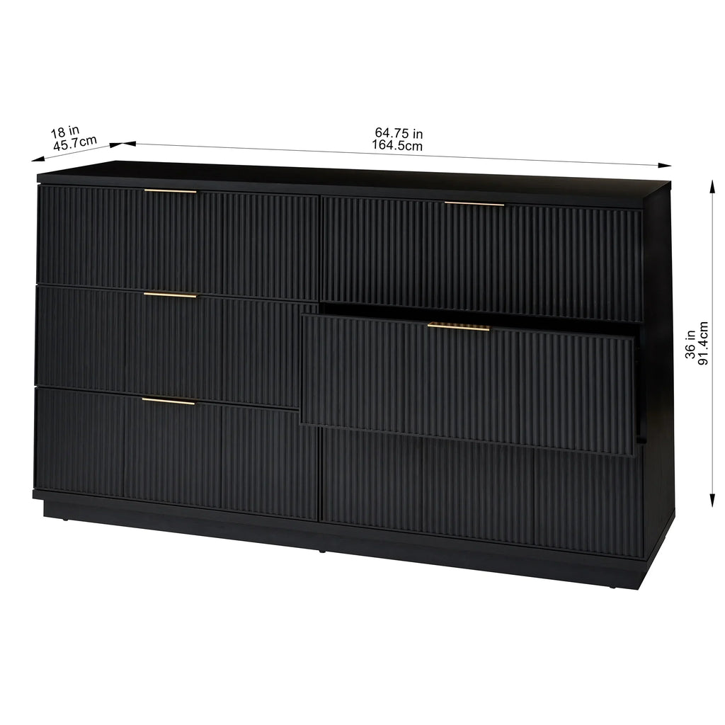 Nouveauté 2026 – Commode Lillian à 6 tiroirs, blanche, de Better Homes and Gardens