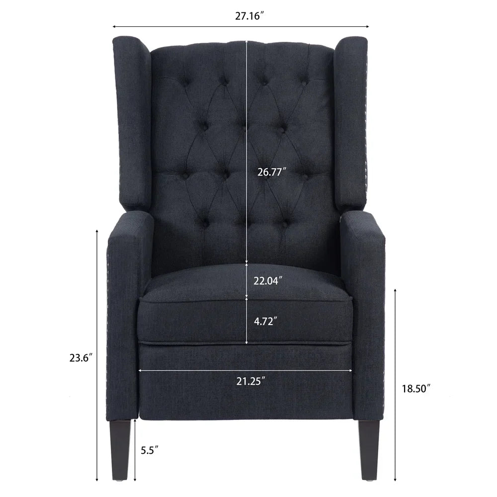 Nouveauté 2026 – Fauteuil d'appoint Triple Tree Modern en tissu, mousse et bois massif, imprimé, garniture cloutée, beige