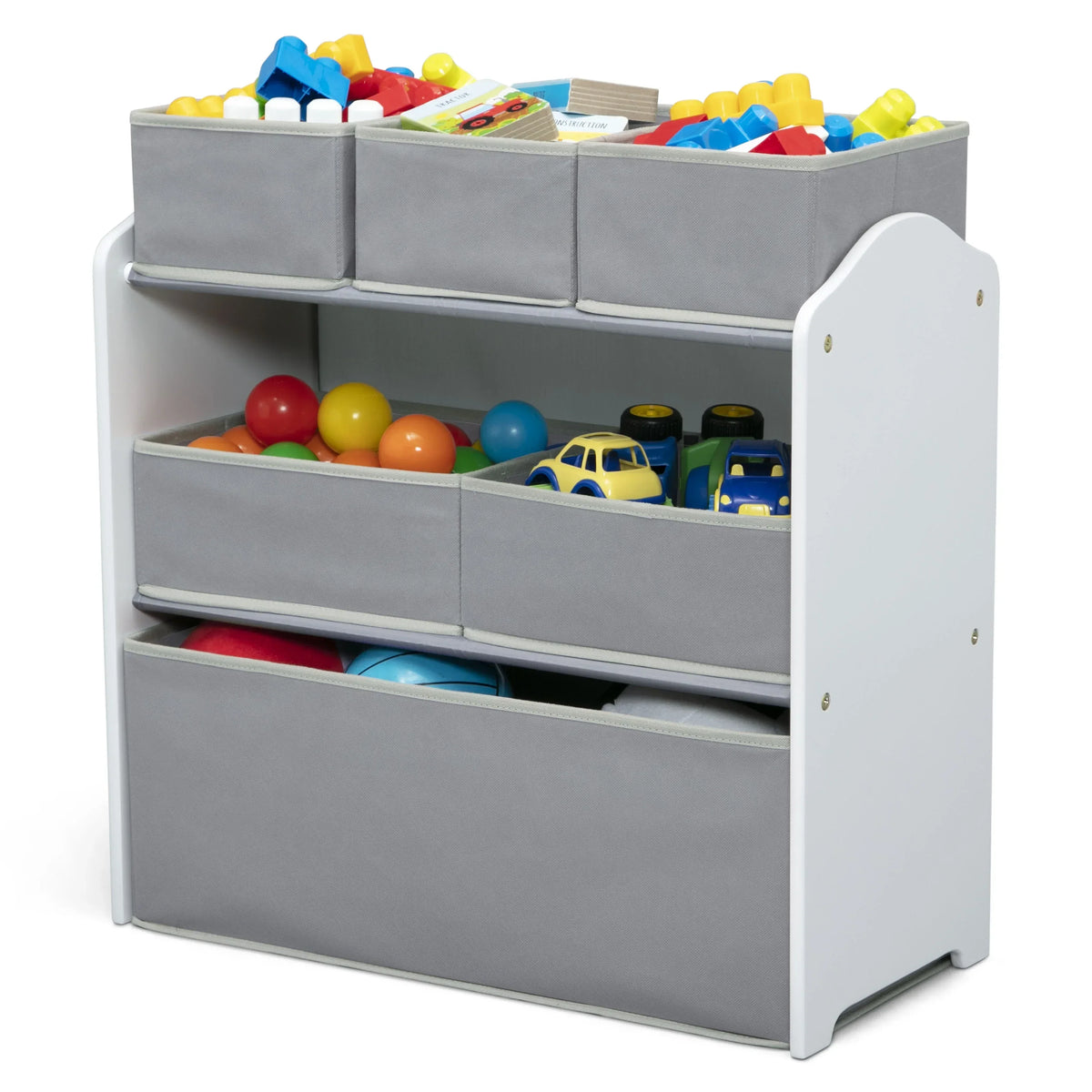 Nouveauté 2026 – Ensemble de jeu pour tout-petits Delta Children 4 pièces – Comprend une table de jeu, 2 chaises et un rangement à jouets à 6 bacs avec autocollants en vinyle réutilisables, rose clair/rose foncé