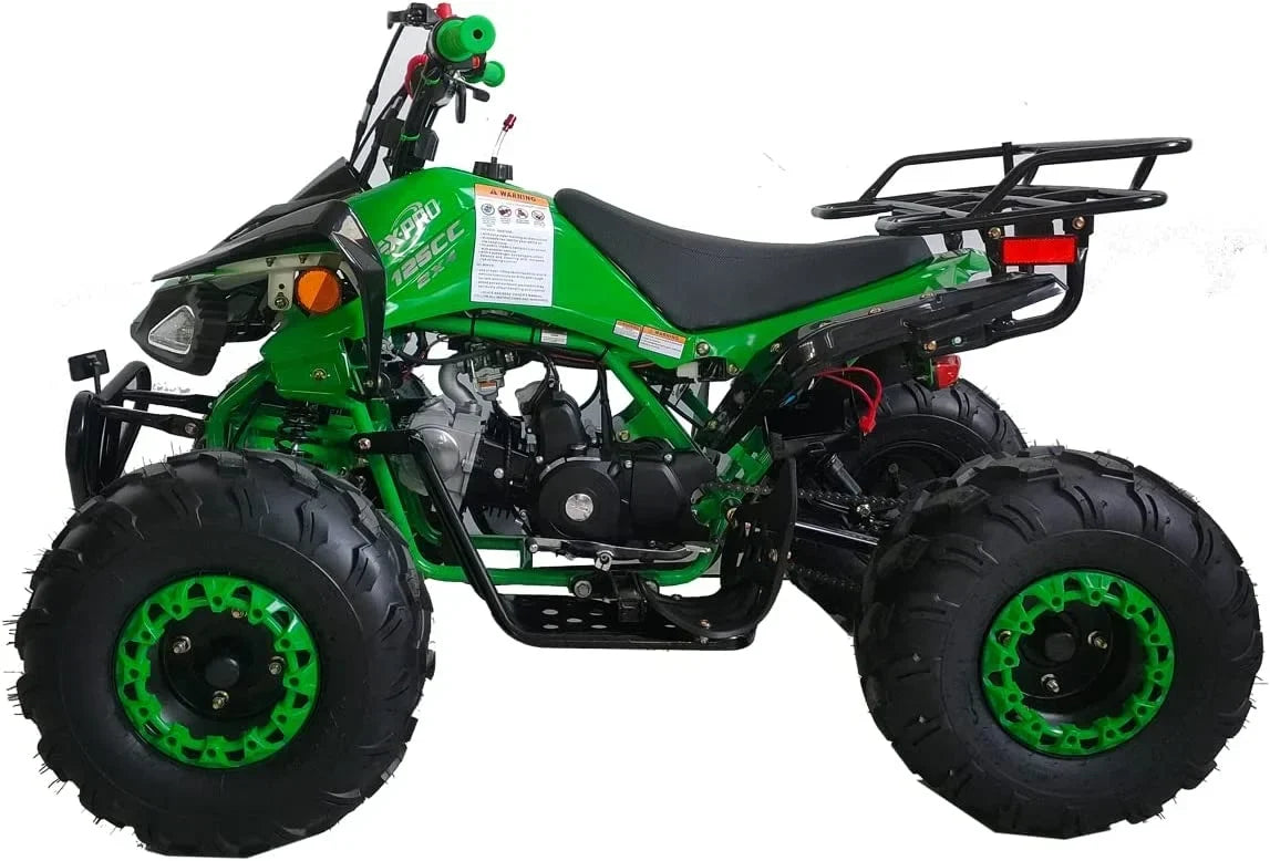 Nouveauté 2026 – VTT X-Pro , 125 cm³, essence, transmission automatique avec marche arrière télécommandée, gros pneus 19"/18
