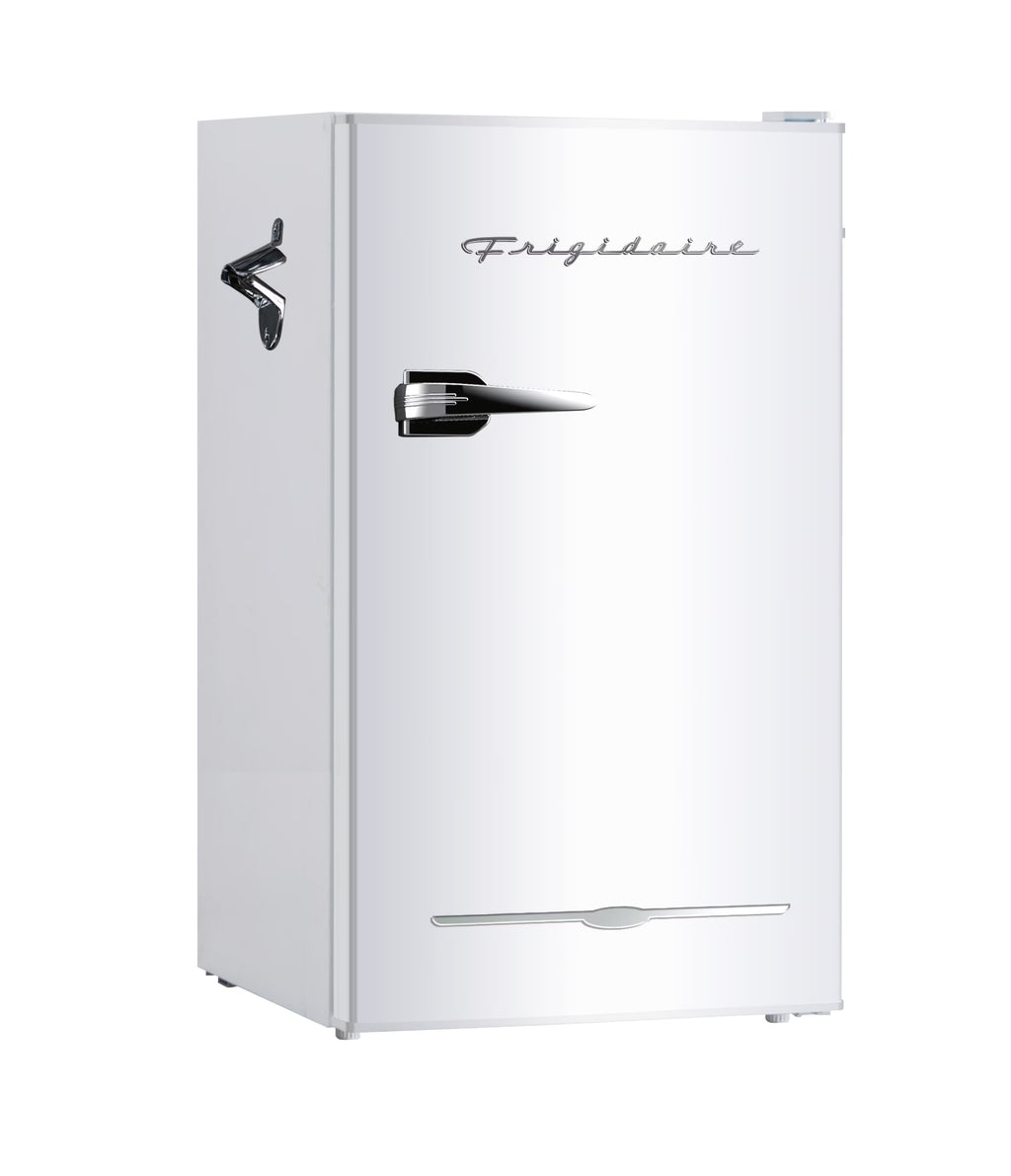Nouveauté 2026 – Réfrigérateur de bar rétro Frigidaire EFR376-C-PINK 3,2 pi³ (rose), 65 watts, avec ouvre-bouteille latéral