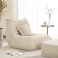 Nouveauté 2026 – Fauteuils poufs VFD pour adultes, pouf avec repose-pieds, canapé lounge confortable en mousse à mémoire de forme, fauteuil de lecture idéal pour la chambre et le salon, canapé de sol relaxant
