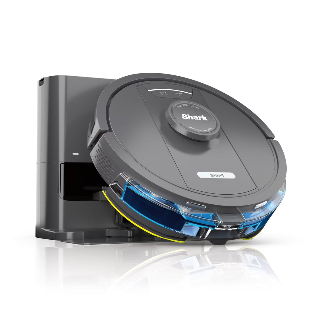 Nouveauté 2026 – Aspirateur et laveur robot Shark IQ 2 en 1 , autonomie de 30 jours, cartographie précise de la maison, lavage sonique, vidage automatique, cartographie intelligente, connexion Wi-Fi, navigation LiDAR, fonction lavage, poils d'animaux