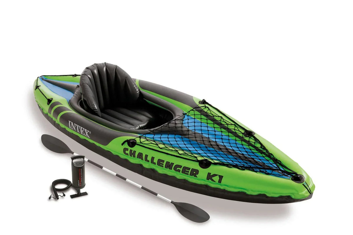 Nouveauté 2026 – Kayak gonflable Intex 2 places avec rames et pompe et kayak gonflable 1 place