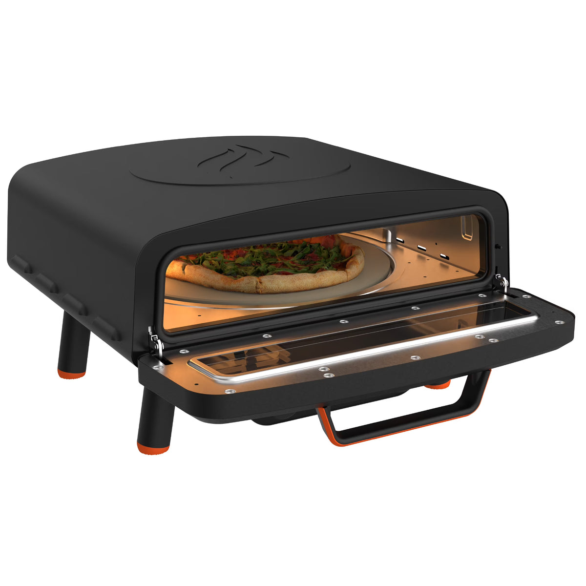 Nouveauté 2026 – Four à pizza électrique de table Blackstone 14" avec pierre à pizza rotative