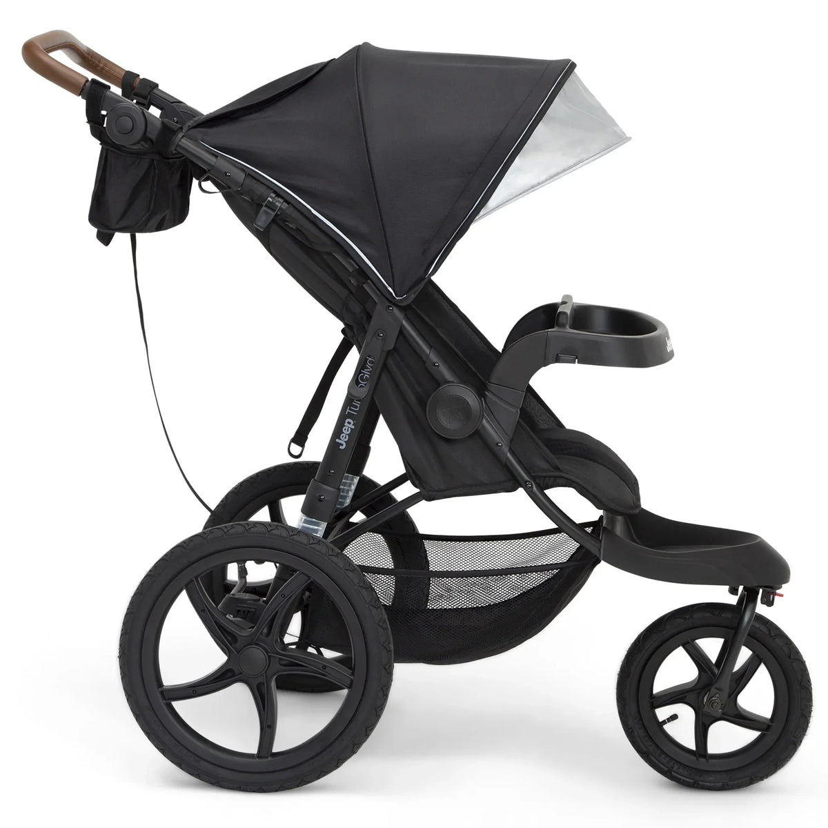 Nouveauté 2026 – Poussette de jogging Jeep TurboGlyde de Delta Children, noire