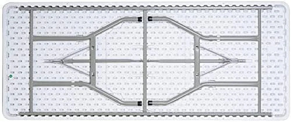 Nouveauté 2026 – Table pliante portable de 2,4 m (8 pi) en plastique blanc, idéale pour l'intérieur et l'extérieur, parfaite pour les fêtes, les pique-niques et le camping. Disponible en 4,2 m (4 pi), 1,8 m (6 pi) et 2,4 m (8 pi