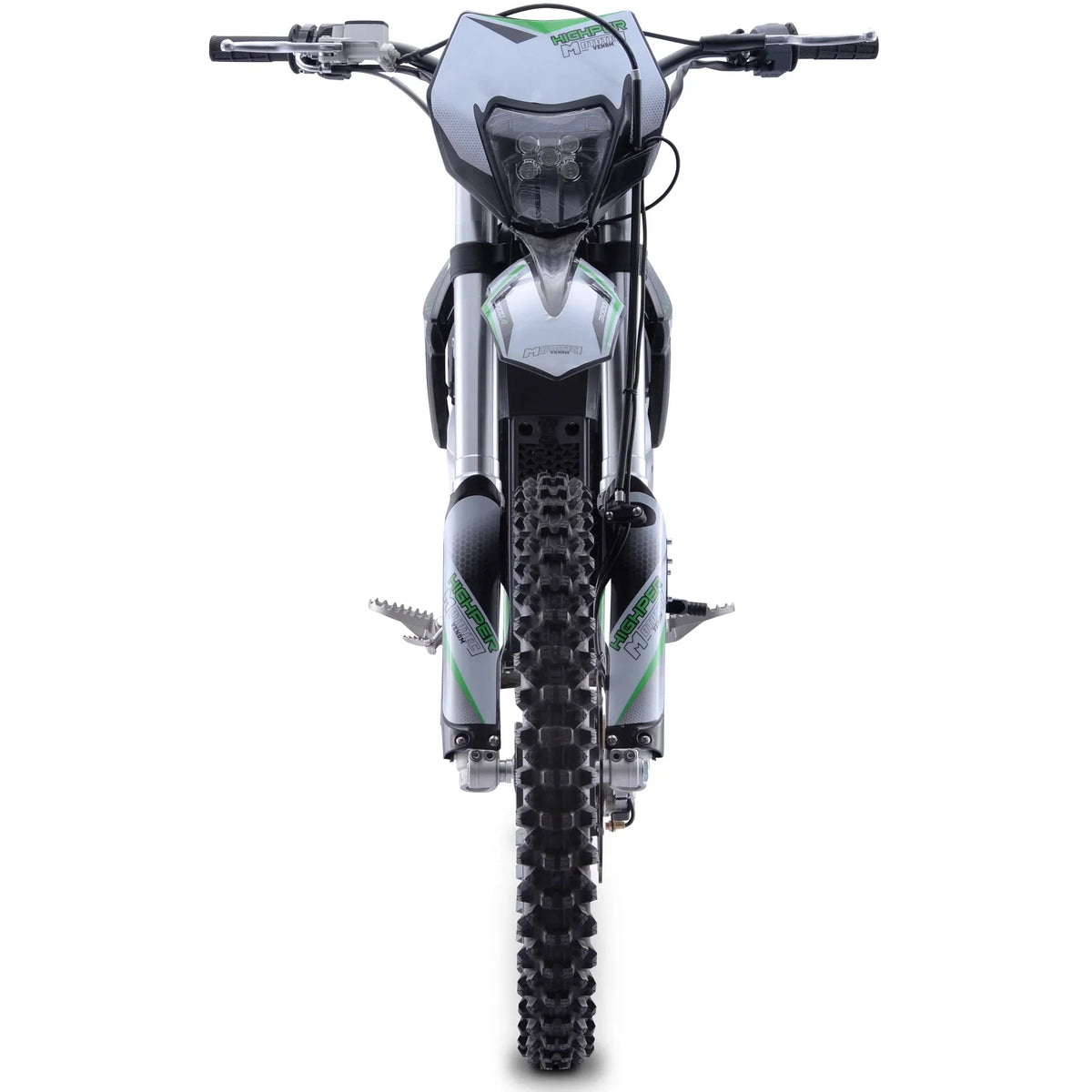 Nouveauté 2026 – Motocross électrique MotoTec Venom 72 V 12 000 W blanche