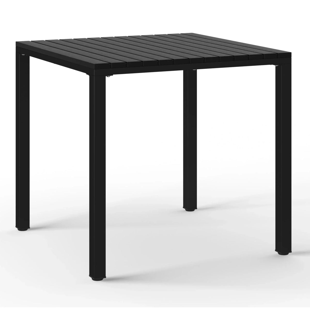 Nouveauté 2026 – Ensemble de salle à manger d'extérieur WestinTrends Playa 5 pièces avec table et chaises empilables, structure en métal, vert olive