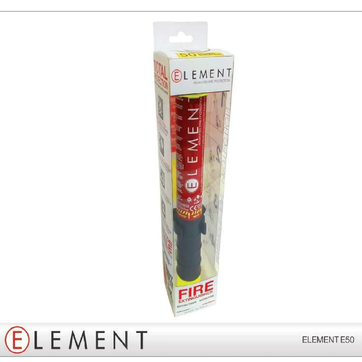Nouveauté 2026 – Extincteur ELEMENT E50 40050 , décharge de 50 secondes, fabriqué aux États-Unis, sans entretien