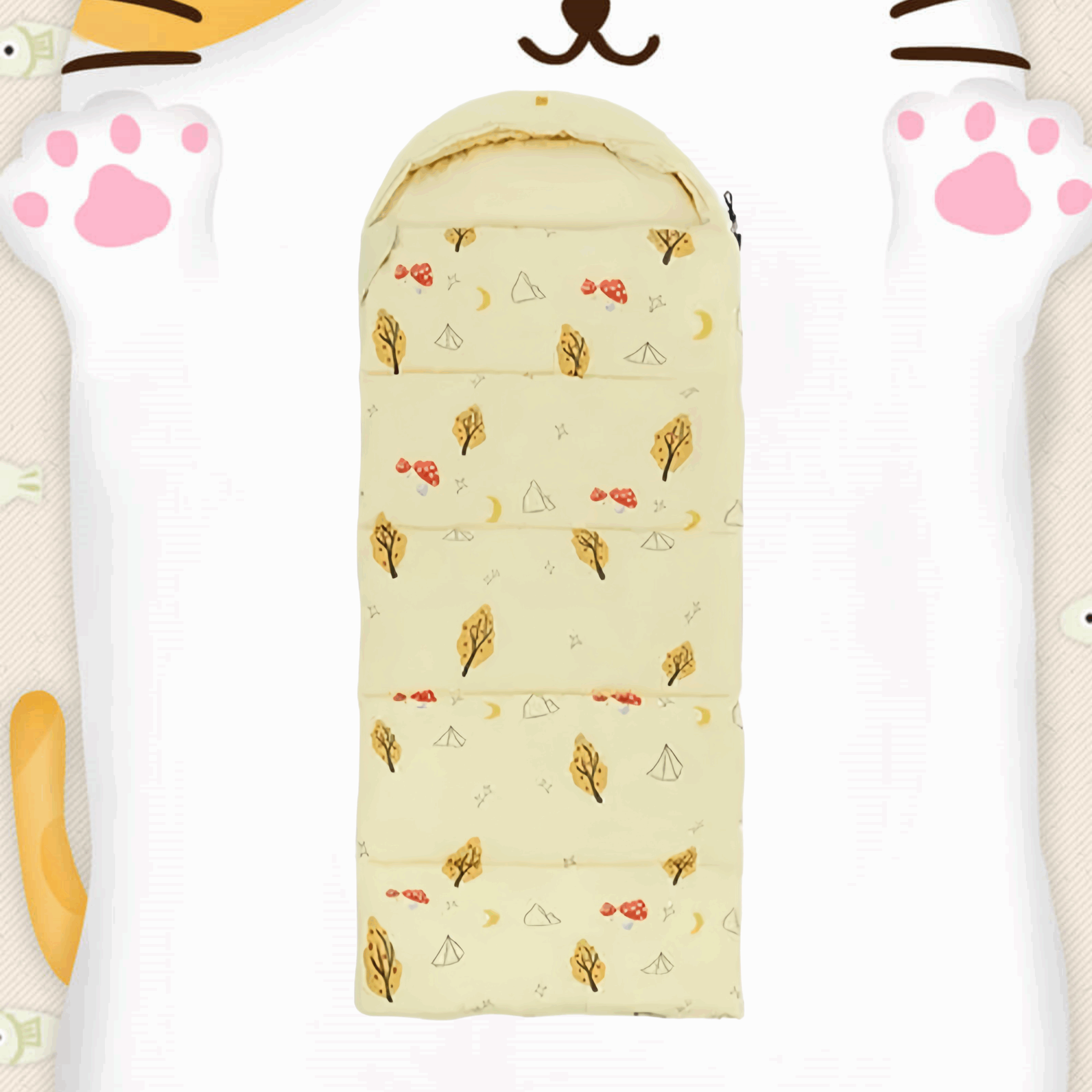Cheese Yellow Kids Sleeping Bag