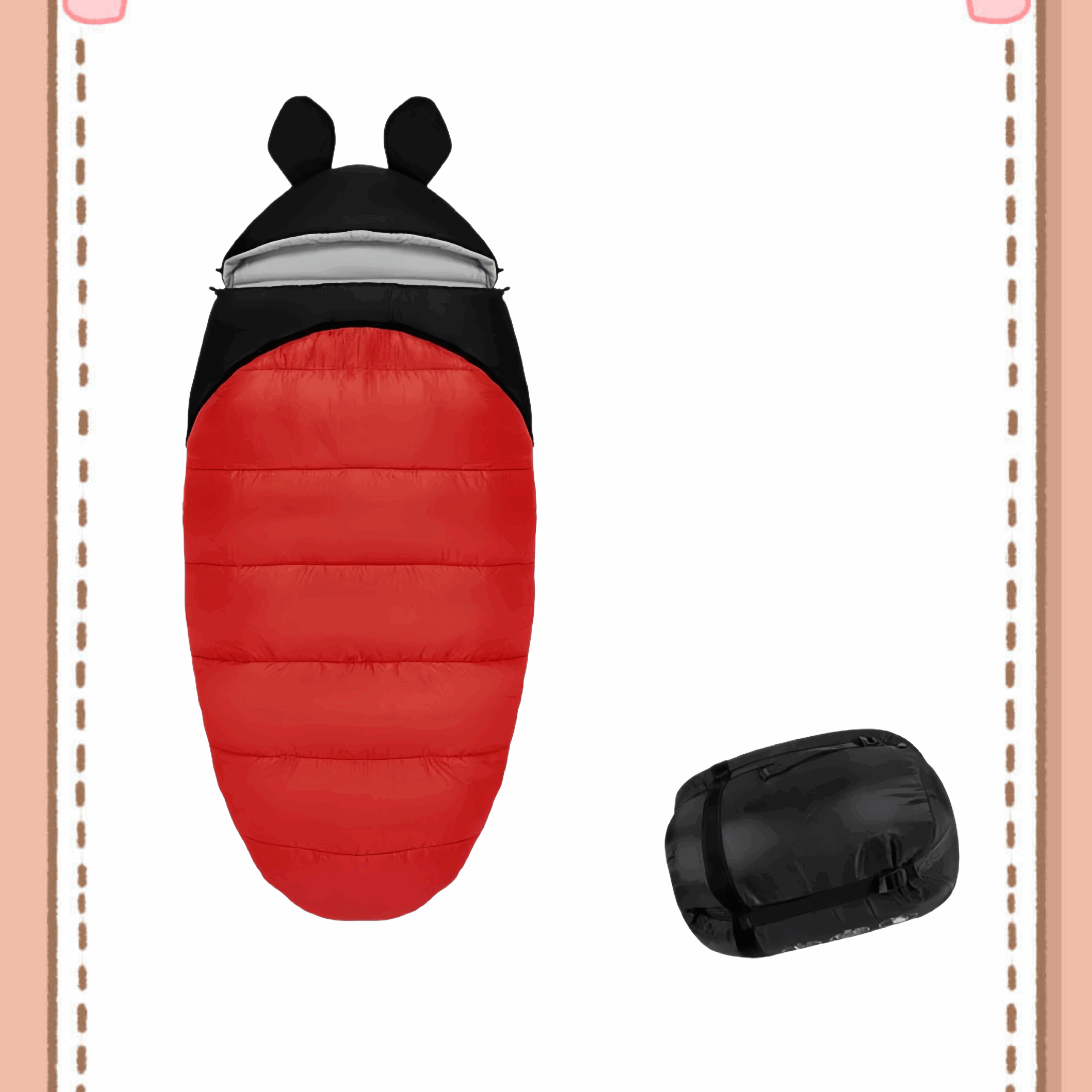 Red Outdoor Sleeping Bag