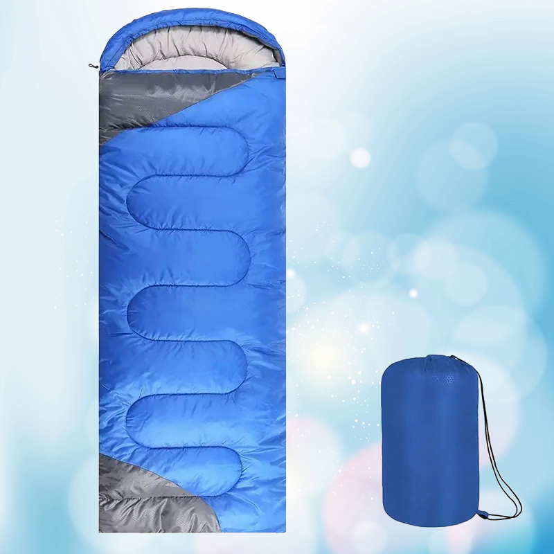 Blue & Black Adult Sleeping Bag