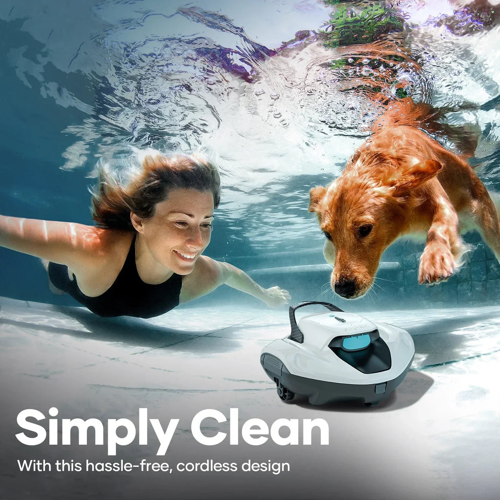 Nouveauté 2026 – Nettoyeur de piscine robotisé automatique sans fil Aiper Scuba 800W pour piscines hors sol