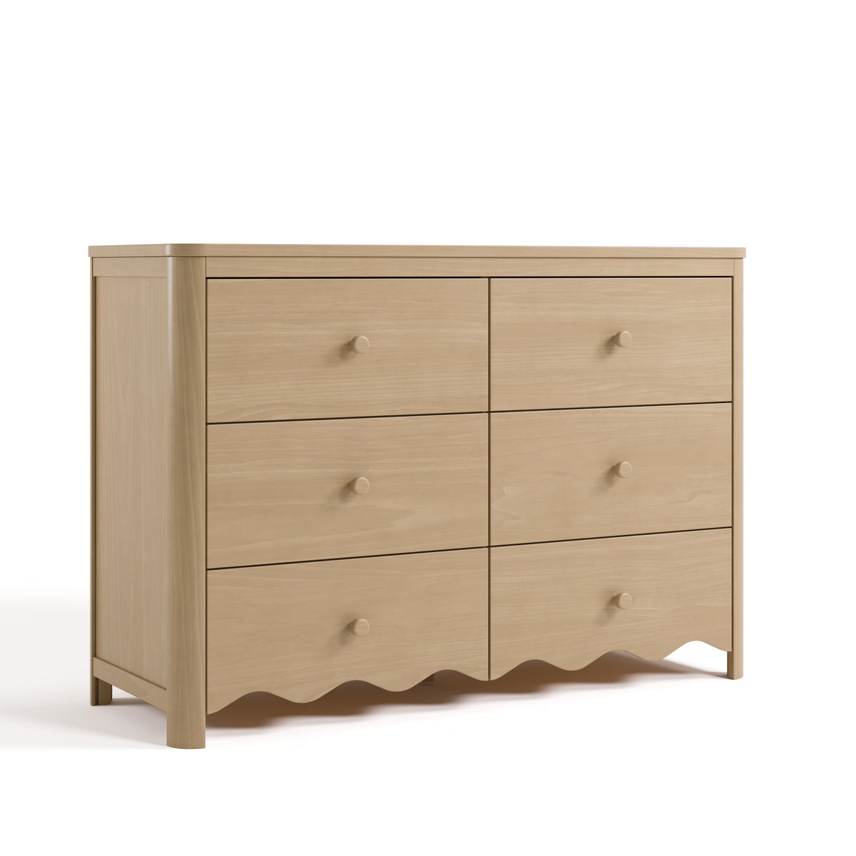 Nouveauté 2026 – Commode pour chambre d'enfant Storkcraft Casablanca 6 tiroirs, couleur sauge