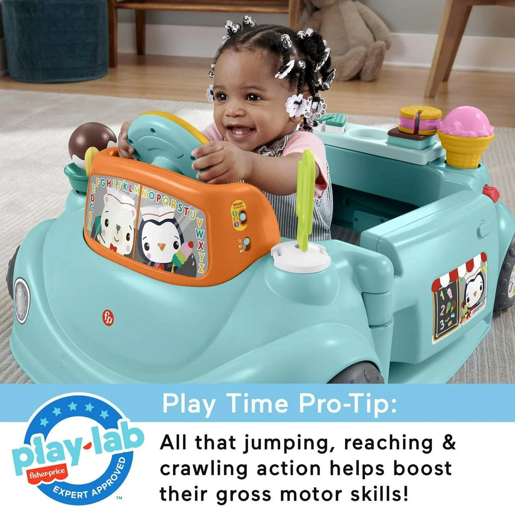 Nouveauté 2026 – Nouveau Fisher-Price 2-en-1 Sweet Ride Jumperoo 2-en-1, centre d'activités et jouet d'éveil pour bébés et jeunes enfants