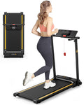 Nouveauté 2026 – Tapis de course pliable UREVO , mini-tapis de course portable de 2,25 CV pour la maison et le bureau, tapis de course compact avec 12 modes HIIT, écran LCD, capacité de 120 kg