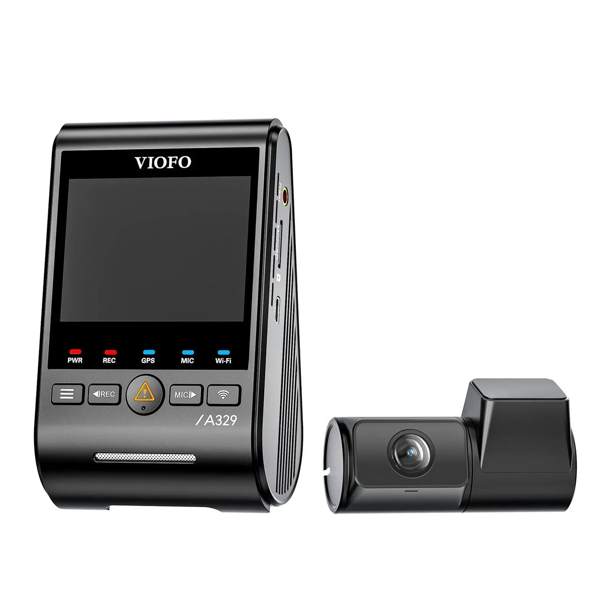 Nouveauté 2026 – VIOFO A329 2CH Première caméra embarquée 4K 60 ips à l'avant et 2K à l'arrière, Wi-Fi 6 HDR avec capteurs Sony STARVIS 2 et prise en charge du stockage SSD