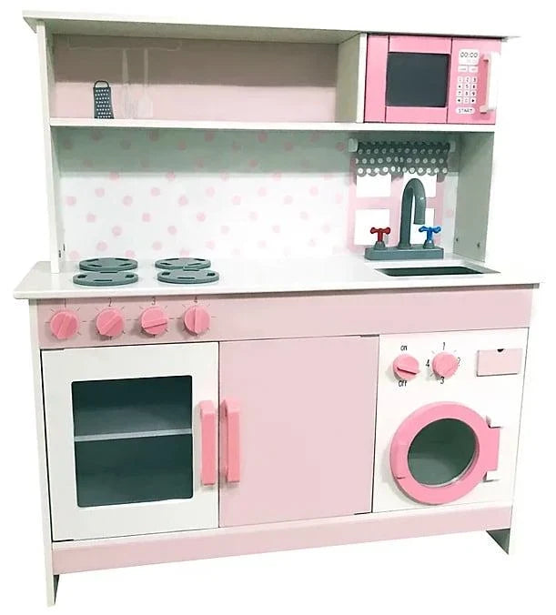 Nouveauté 2026 – Spark. Créez. Imaginez. Cuisine de jeu de luxe en bois - Rose