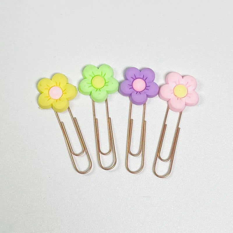 Lot de 10 marque-pages en forme de trombone au design mignon