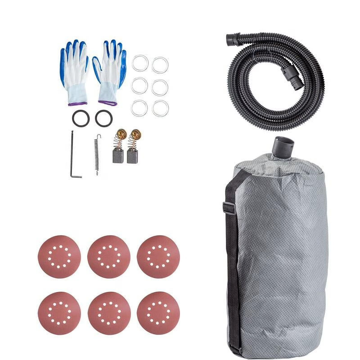 Nouveauté 2026 – Ponceuse à plaques de plâtre Drywall , 850 W, électrique, avec éclairage LED et sac d'aspiration, vitesse variable 800-1750 tr/min, pliable, avec poignée télescopique