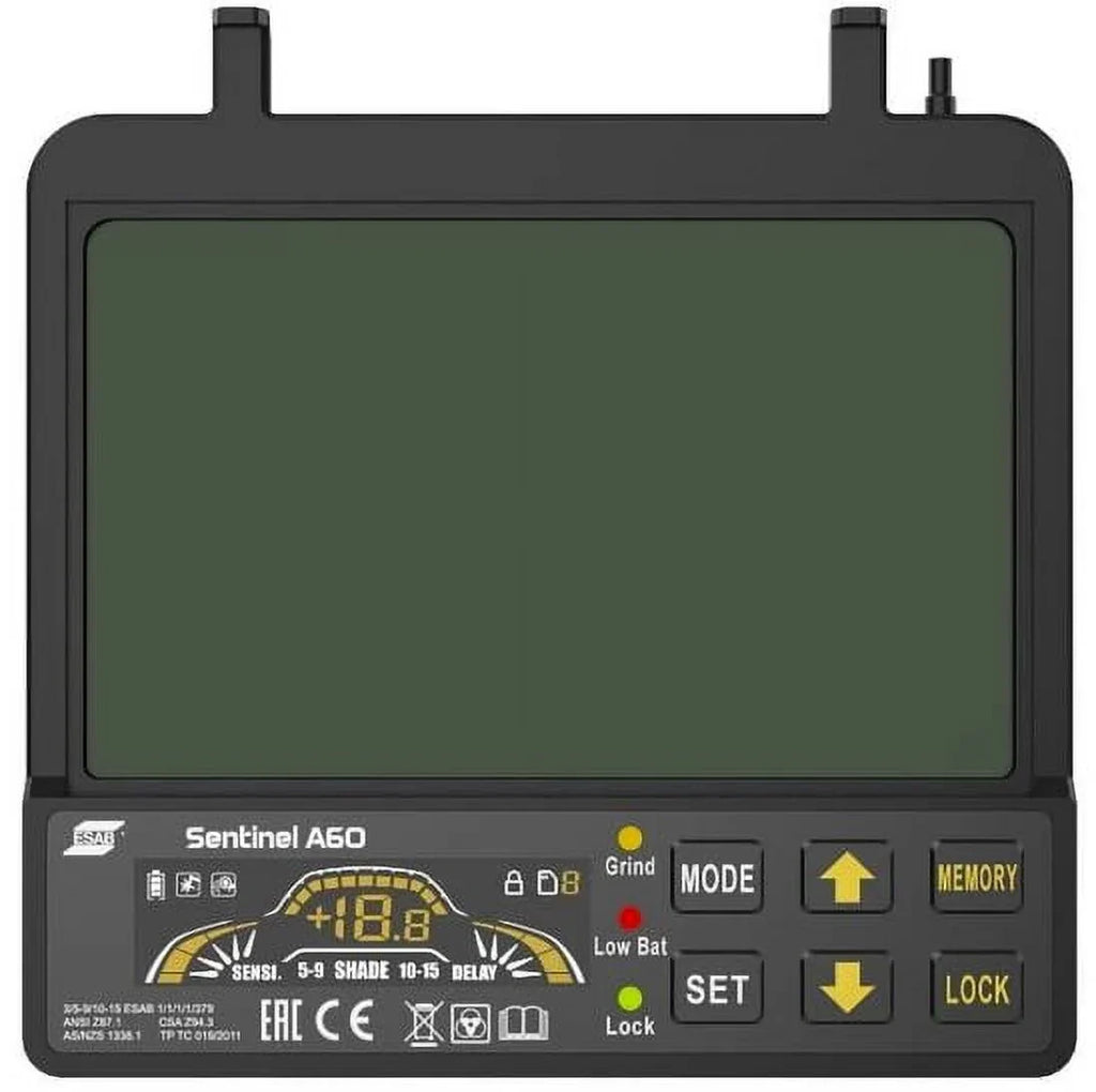 Nouveauté 2026 – Casque de soudage réglable ESAB A60 Sentinel , 14" x 14" x 10