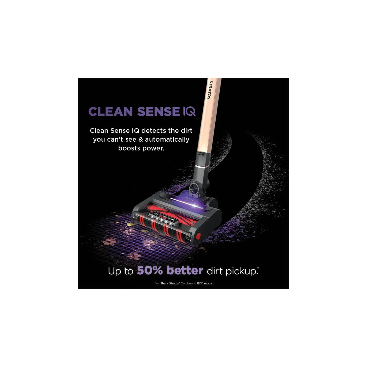 Nouveauté 2026 – Aspirateur balai sans fil Shark Stratos avec Clean Sense IQ et DuoClean PowerFins HairPro MultiFLEX, IZ840H