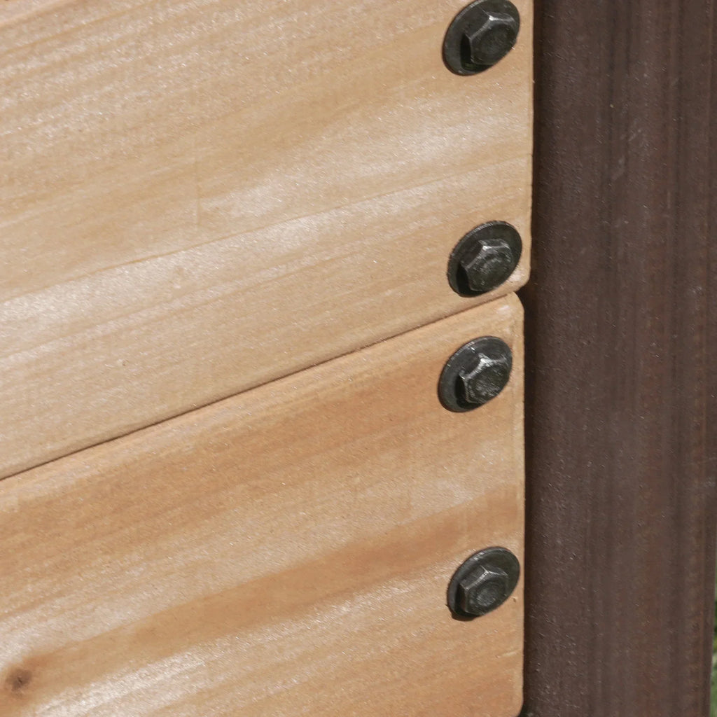 Nouveauté 2026 – Jardinière surélevée Miracle-Gro en bois de 60 x 120 cm avec étagère