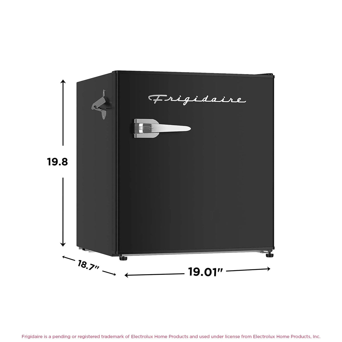 Nouveauté 2026 – Réfrigérateur Frigidaire , 1,6 pi³, style rétro compact, avec ouvre-bouteille latéral, couleur corail