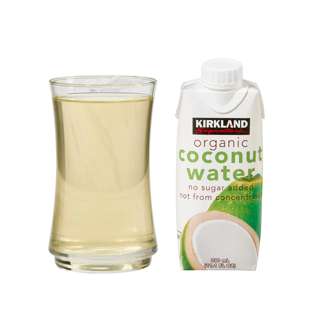 Nouveauté 2026 – Eau de coco biologique Kirkland Signature , 330 ml (11,1 fl oz), paquet de 12