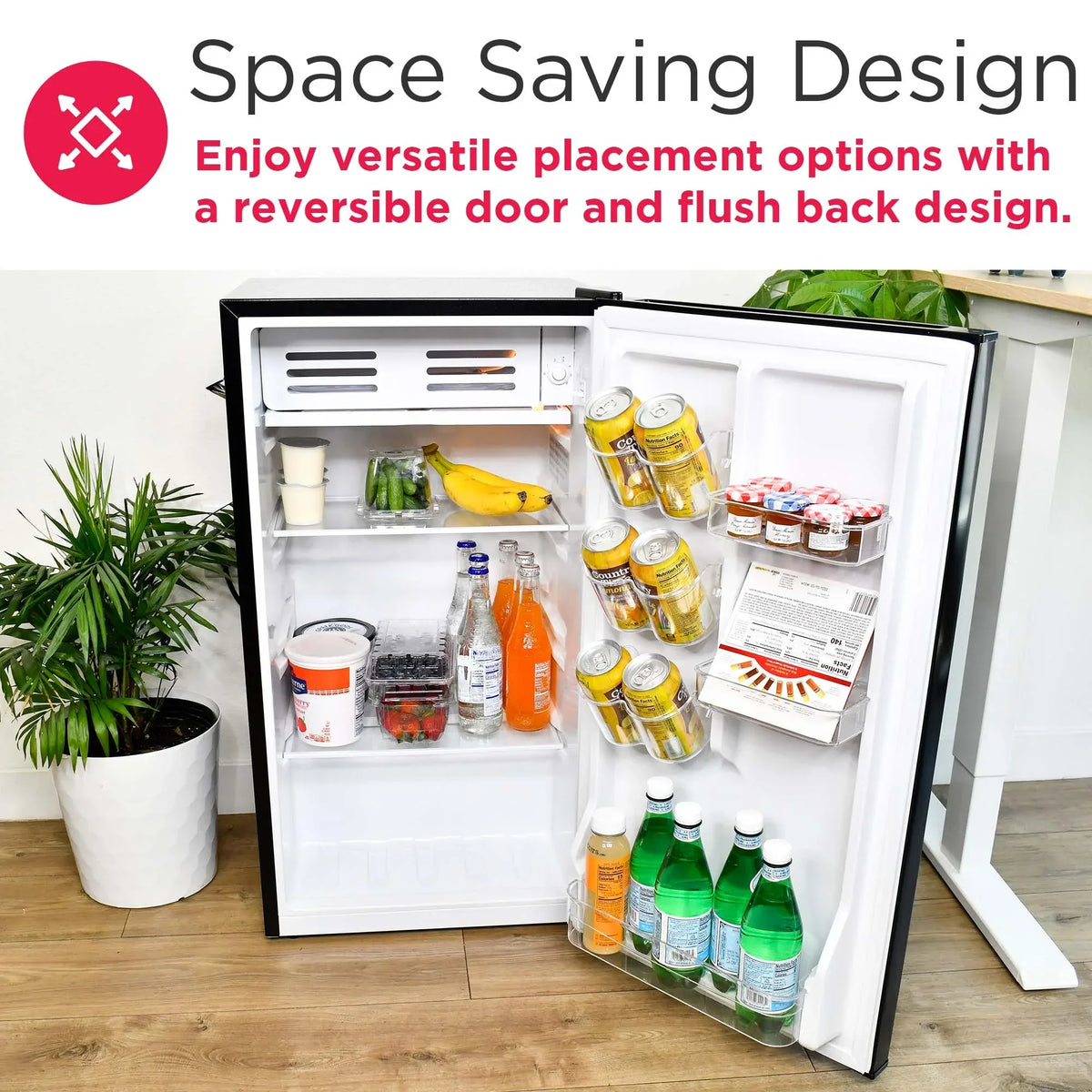 Nouveauté 2026 – Réfrigérateur de bar rétro Frigidaire EFR376-C-PINK 3,2 pi³ (rose), 65 watts, avec ouvre-bouteille latéral