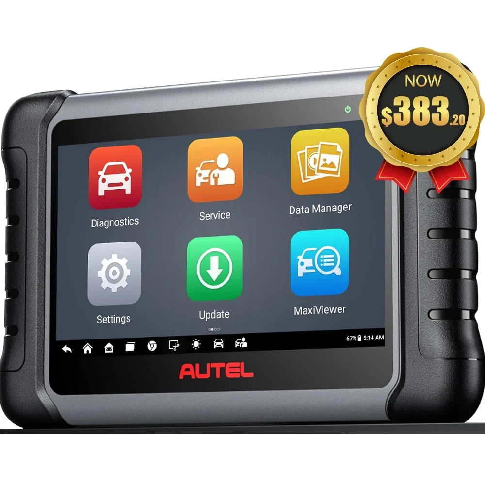 Nouveauté 2026 – Scanner Autel MaxiCOM MK808S : outil de diagnostic automobile bidirectionnel pour tous les systèmes et plus de 28 services (tests actifs