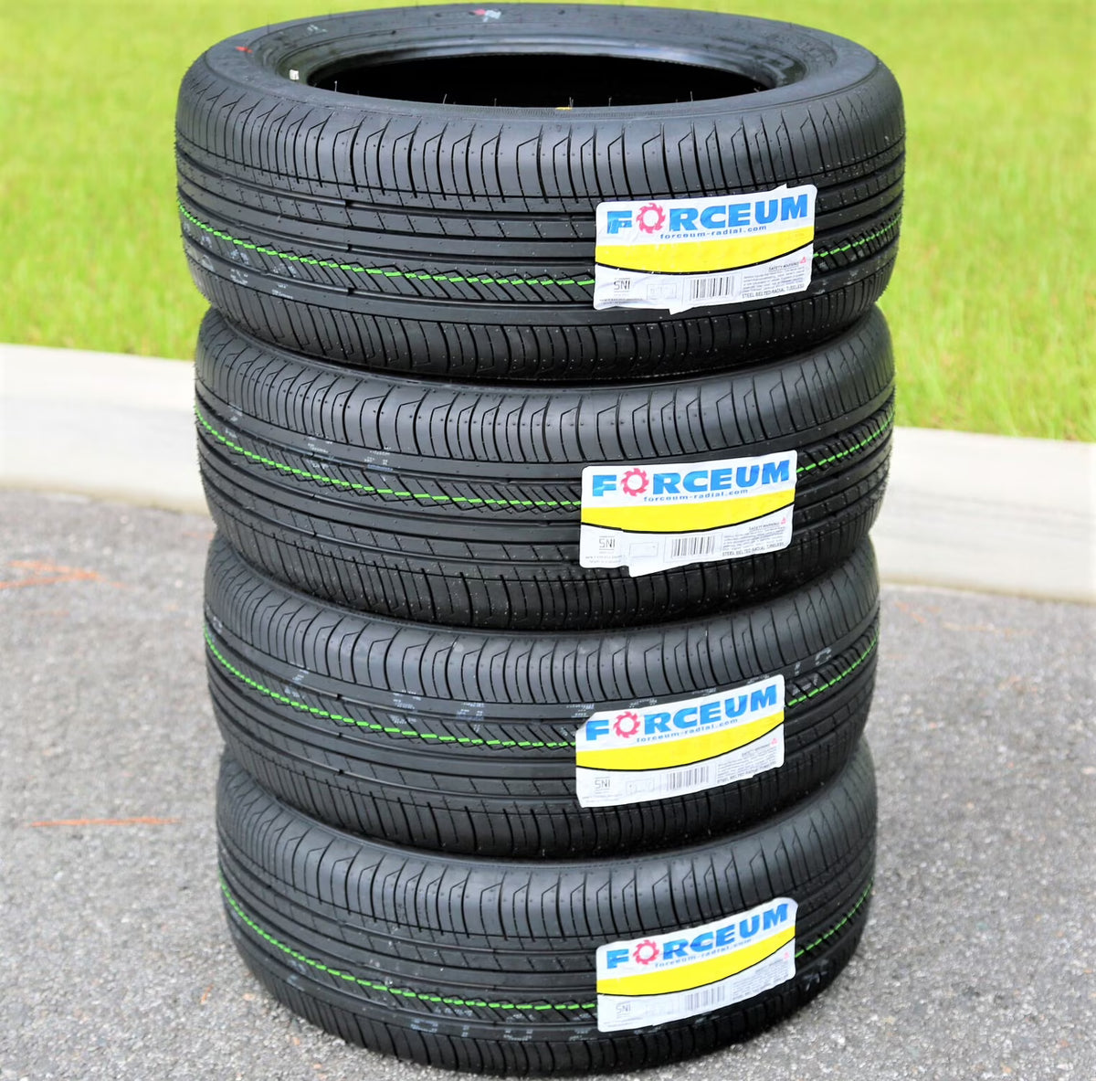 Nouveauté 2026 – Ensemble de 4 pneus Forceum Ecosa 175/70R13 82H toutes saisons