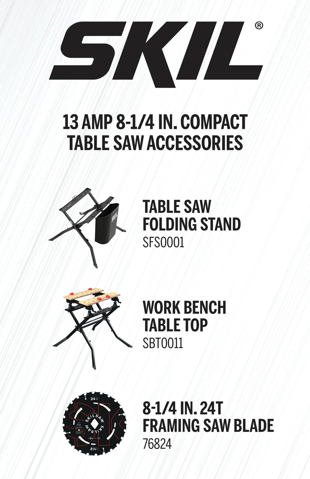 Nouveauté 2026 – Scie circulaire de chantier compacte et portable SKIL TS6328-00 , 13 A, 21 cm (8-1/4 po), avec guide de refente à crémaillère