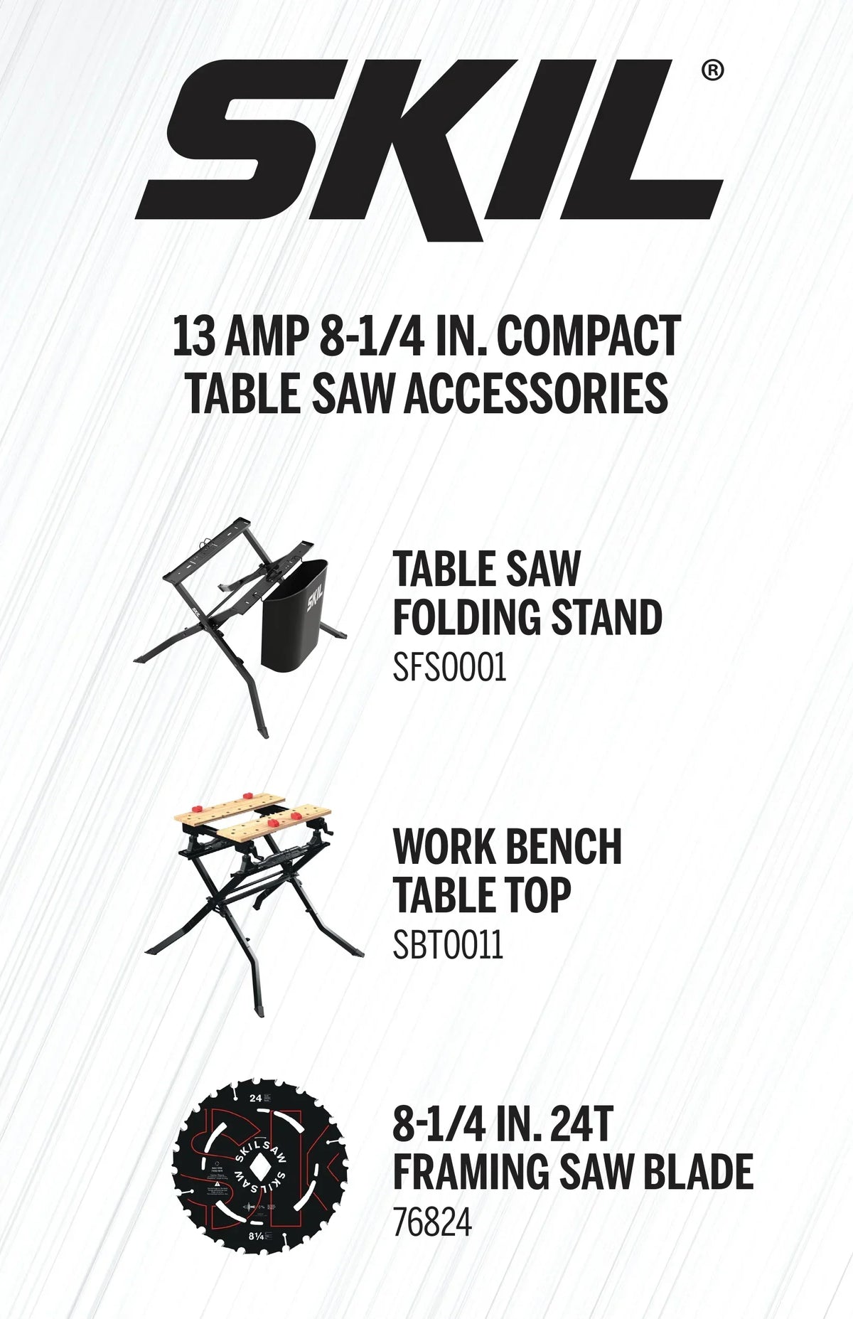 Nouveauté 2026 – Scie circulaire de chantier compacte et portable SKIL TS6328-00 , 13 A, 21 cm (8-1/4 po), avec guide de refente à crémaillère