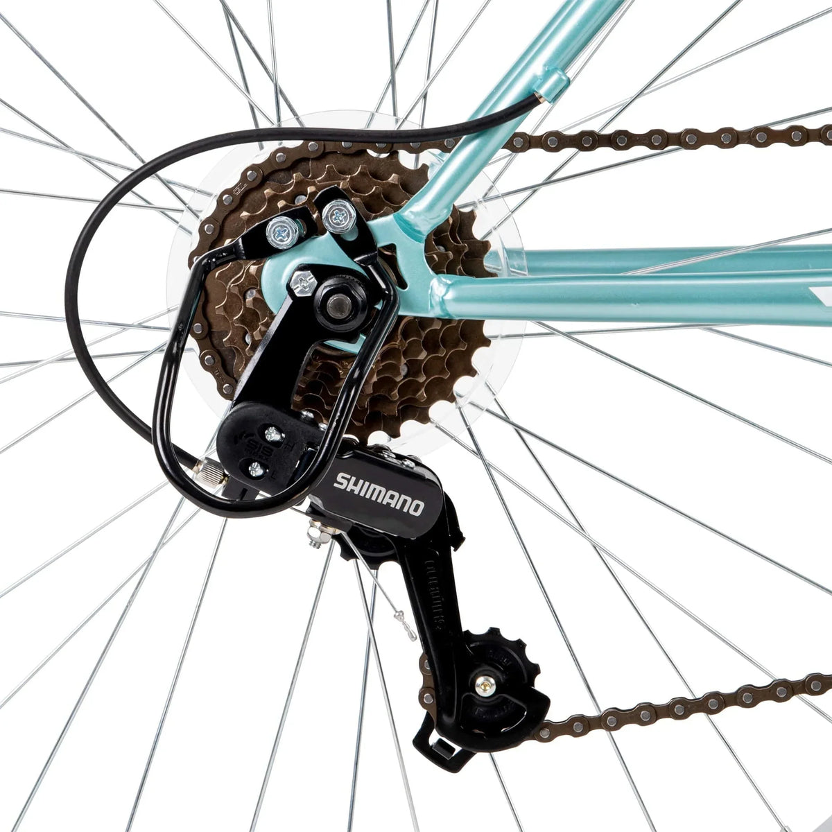 Nouveauté 2026 – VTT Huffy Rock Creek 26 pouces pour femme, 18 vitesses, , couleur menthe