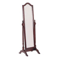 Nouveauté 2026 – Miroir cheval rectangulaire Cabot avec sommet arqué Merlot