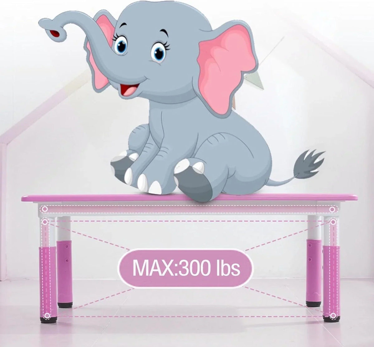 Nouveauté 2026 – Ensemble table et chaises pour enfants TROPOW , table réglable en hauteur pour tout-petits et 6 chaises, table multi-activités avec plateau à motifs graffiti et pieds antidérapants pour les enfants de 2 à 10 ans, idéale pour les gard