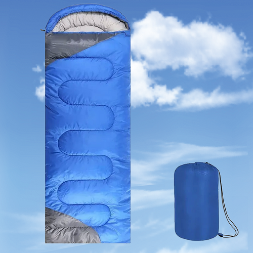 Blue & Black Adult Sleeping Bag