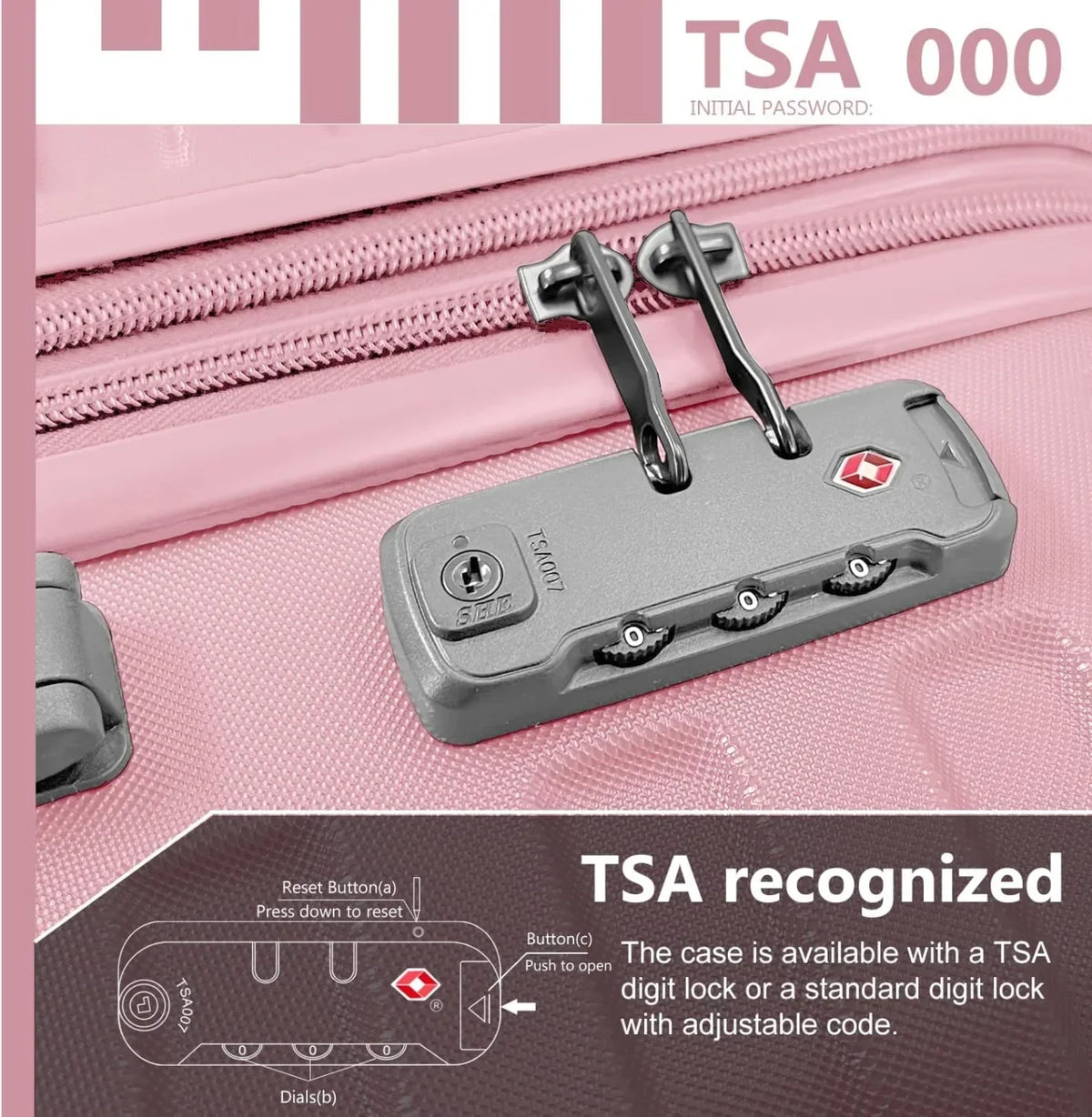 Nouveauté 2026 – Ensemble de 6 valises rigides comprenant des valises extensibles à roulettes pivotantes avec serrure TSA, 25 % de capacité supplémentaire, un sac de voyage et une trousse de toilette, valises en ABS crème
