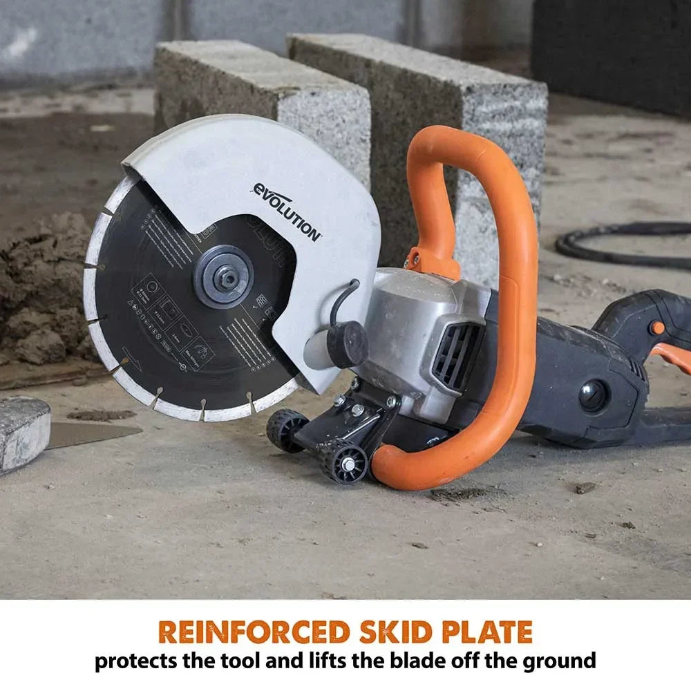 Nouveauté 2026 – Scie à béton électrique Evolution Power Tools , 23 cm (9 po