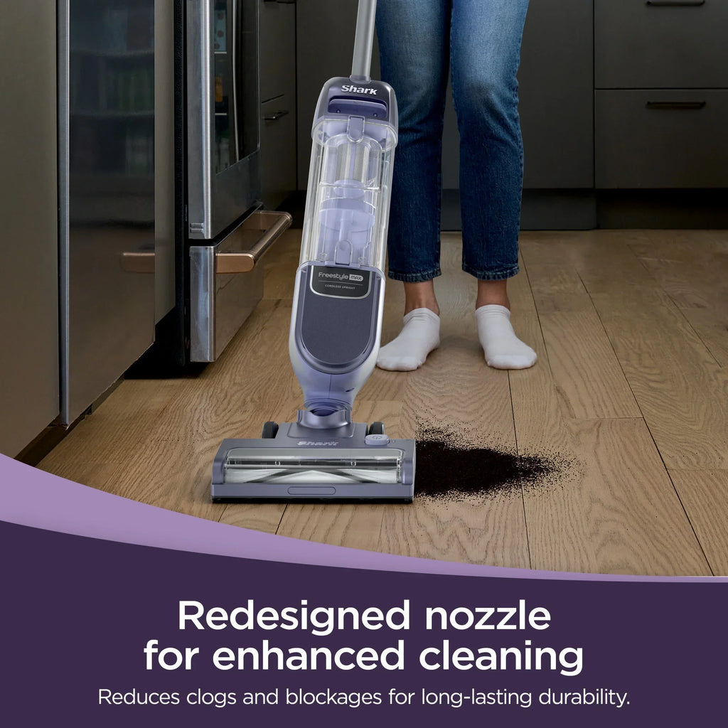 Nouveauté 2026 – Aspirateur vertical sans fil Shark Freestyle Max , nettoyage multi-surfaces, léger avec grand bac à poussière et brosse rotative à 2 vitesses, SV2000