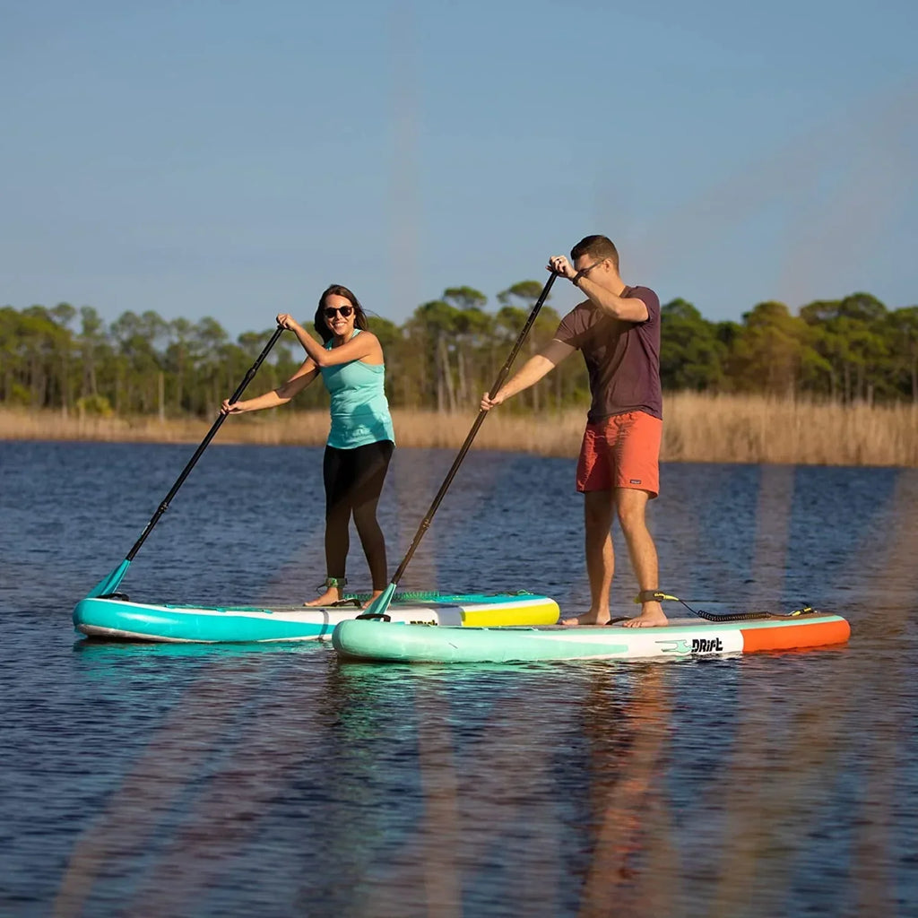 Nouveauté 2026 – Planche de paddle gonflable Drift Aero - SUP et accessoires, incluant pompe, pagaie et plus encore - Finition bois classique, adulte, 3,25 m (10'8